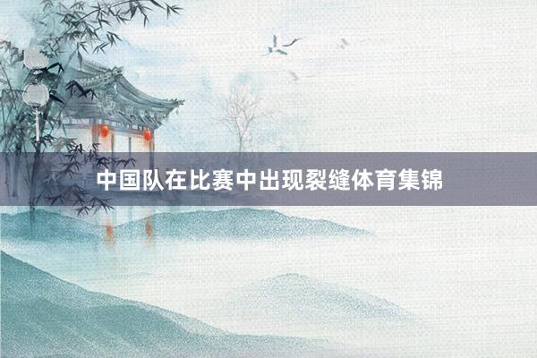 中国队在比赛中出现裂缝体育集锦