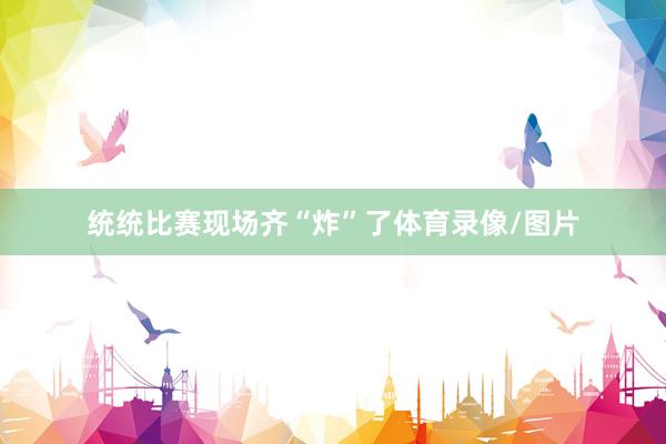 统统比赛现场齐“炸”了体育录像/图片