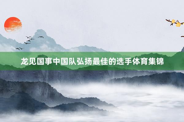 龙见国事中国队弘扬最佳的选手体育集锦